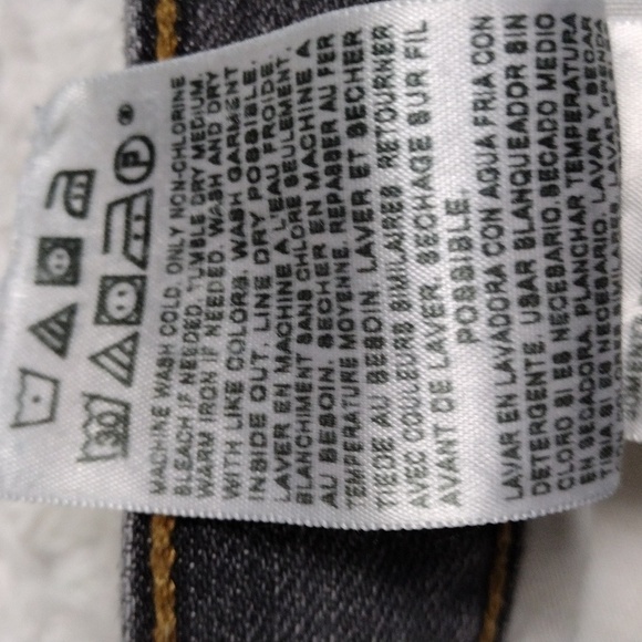 Levi's 501 Grey Colored Denim Five Pocket Button Fly Mid Rise Straight Leg Jean - Picture 8 of 13